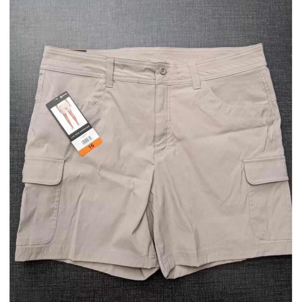 Eddie Bauer Ladies' Cargo Summer Trail Short Khaki Size 16 AM9